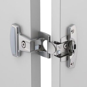 Hettich Grundscharnier Selecta 2000 - 5,5 mm Auflage halbaufliegend mit Feder – Bild 1