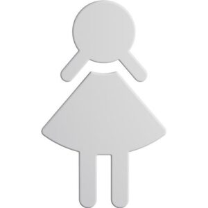 Symbol - Symbol Frau 801.91B020 PA Farb-Nr.98 B.87mm H.150mm S.3mm HEWI – Bild 1