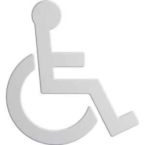 Symbol - Symbol Barrierefrei 801.91B030 PA Farb-Nr.98 B.135mm H.150mm S.3mm HEWI – Bild 1