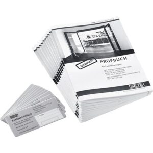 Abnahmeset Feststellanlage - Abnahmeset Feststellanlage je 10x Prüfbuch,Schild,Aufkleber f.Abnahmeprüfung – Bild 1