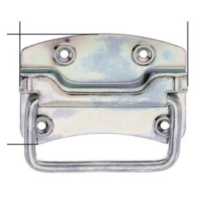 Kistengriff - Kistengriff Höhe80mm Breite104mm STA galv.verz.d.pass.Löcher 4 GAH – Bild 1