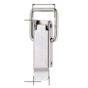 Kistenverschluss - Kistenverschluss H.61mm B.18mm STA galv.verz.d.pass.GAH – Bild 1