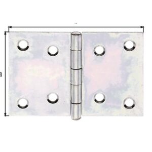 Scharnier - Scharnier H.60mm B.90mm S.1,25mm STA sdmverz.breit GAH – Bild 1
