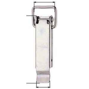 Kistenverschluss - Kistenverschluss H.94mm B.24mm STA roh galv.verz.d.pass.GAH – Bild 1