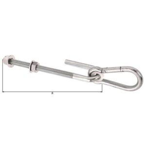 Schaukelhaken - Schaukelhaken Maß a 200mm STA galv.verzinkt, dickschichtpassiviert GAH – Bild 1