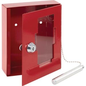 Notschlüsselbox - Notschlüsselbox EMG 6165 H150xB120,00xT48mm rot Stal Anz.Hak.1 BURG-WÄCHTER – Bild 1