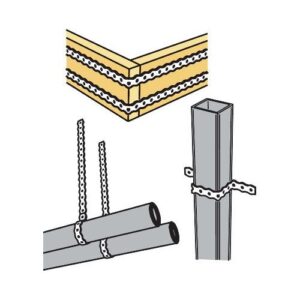 Lochband - Lochband FBAR Band-B17x0,8mm L.10m senzimirverzinkt SIMPSON STRONG TIE – Bild 3