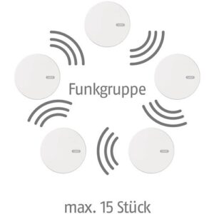 Rauchwarnmelder - Rauchwarnmelder RWM165 Funk 10 J.Lithium 3 V reinweiß RWM165 Funk 85dBA ABUS – Bild 3