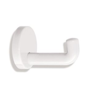 Einzelhaken - Einzelhaken 477.90B030 einfach A.100mm PA 99 reinweiß ma D.70mm HEWI – Bild 1