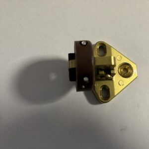 Oni Glastürscharnier gold matt/ braun Kunststoff – Bild 3