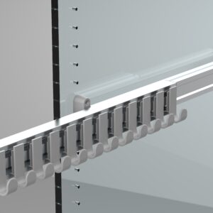Gürtelhalter ausziehbar alufarben – Bild 1