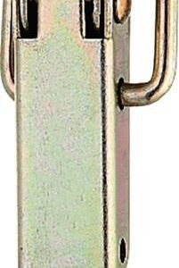 Kistenverschluss  Höhe 61 mm Breite 18 mm - Stahl galvanisch gelb verzinkt   GAH  VE  50,000 Stück – Bild 1