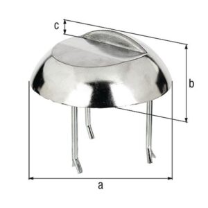 Auflaufstütze - Auflaufstütze Alu-Guss anschr.Betonanker 65mm GAH – Bild 1