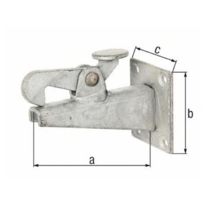 Torfeststeller - Torfeststeller 100x65x50mm STA roh TZN z. Anschr. GAH – Bild 1