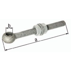 Augenschraube - Augenschraube M16 L.130mm 16mm verz. GAH – Bild 1