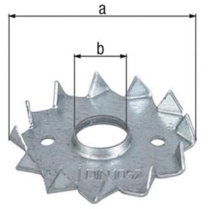 Scheibendübel - Scheibendübel D48/12mm senzimirverzinkt GAH – Bild 1