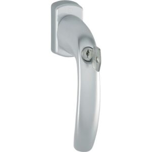 Fenstergriff - Fenstergriff NY 0810S/U10 Alu.F1/naturf.32mm abschl.HOPPE – Bild 1