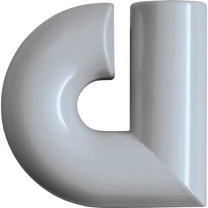Hausnummer - Hausnummer Buchstabe a Spezial-Polyamid 99 reinweiß 88,3mm D.33mm HEWI – Bild 1