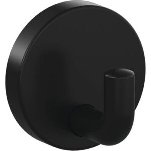 Einzelhaken - Einzelhaken 477.90B010 einfach A.45mm PA 90 tiefschwarz ma D.50mm HEWI – Bild 1