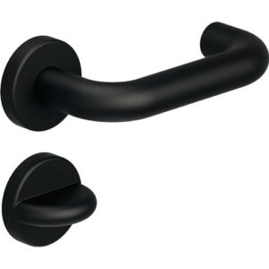 Rosettengarnitur - Rosettengrt.111PBR02.230 PA 90 ma U-Form FBM DIN L/R D/D HEWI – Bild 1