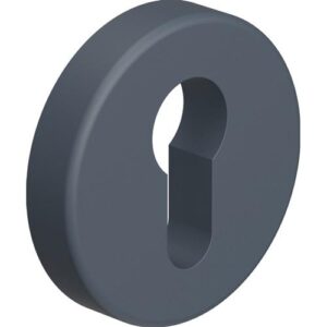 Schlüsselrosette - Schlüsselrosette 306.23PBKN 90 Ku.90 Schildst.10,5mm BB rd.HEWI – Bild 1