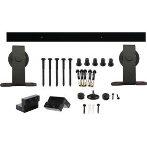 Schiebesystem - Schiebesyst.450100 100kg 2000mm schwarz HLT 38-40mm Kompletts. – Bild 1