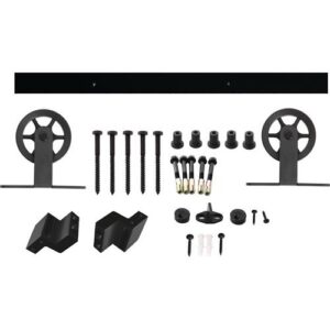 Schiebesystem - Schiebesyst.450120 100kg 2000mm schwarz HLT 38-40mm Kompletts. – Bild 1