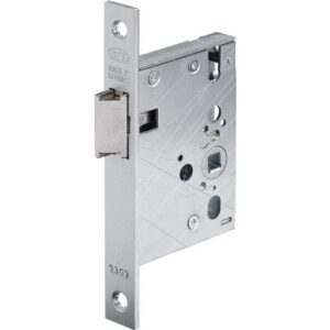 Einsteck-Fallenschloss - Einsteck-Fallenschloss 20/55/8mm DIN L/R silberf.ktg.BKS – Bild 1