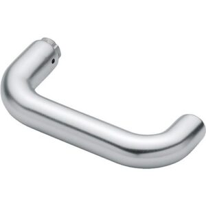 Türdrückerlochteil - Türdrückerlochteil Paris 138L Alu.F1/naturf.4-KT.8mm DIN L/R HOPPE – Bild 1