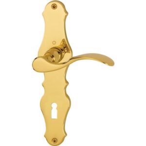 Langschildgarnitur - Langschildgarnitur Weimar M112SLN/2007 MS F71 BB 72mm DIN L/R HOPPE – Bild 1