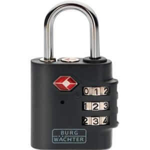 Zahlenvorhangschloss - Zahlenvorhangschloss TSA 77 Schlosskörper-B.30mm Guss farbig sort.Zahlenroll.3 – Bild 1