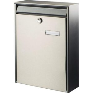 Briefkasten - Briefkasten Berlin 3777 NI H.400mm B.285mm T.105mm VA DIN C4 BURG-WÄCHTER – Bild 1