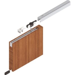 Schiebetürsystem - Schiebetürsystem 73 ME-A 2500mm EV1 elox.1110 -1300mm Dm. – Bild 1