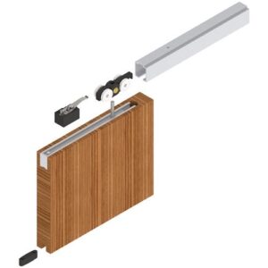 Schiebetürsystem - Schiebetürsystem 140 ME-A 2500mm EV1 elox.1250-1500mm Wm. – Bild 1