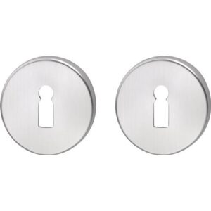 Schlüsselrosetten-Paar - Schlüsselrosetten-Paar 055 VA F00 Schildst.8mm BB rd.EDI – Bild 1