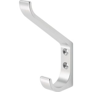 Huthaken - Huthaken 0148 einfach A.86,5mm Alu.silberf.elox.H.135mm HERMETA – Bild 1