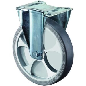 Bockrolle - Bockrolle D.200mm Trgf.220kg thermopl.Ku.Platte L135xB110mm BS ROLLEN – Bild 1