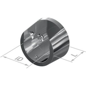 Schrankrohrlager - Schrankrohrlager 12162 Ku.verchr.Wm.D.25mm PG – Bild 1