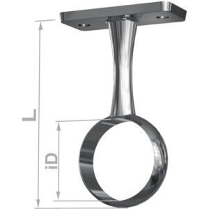 Mittelträger - Mittelträger 11138 Zinkdruckg.verchr.Dm.D.25mm PG – Bild 1