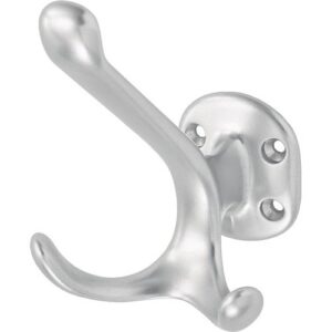 Huthaken - Huthaken 0028 Ausf. zweifach A. 90mm Alu. silberf. elox. H.100mm Hermeta – Bild 1