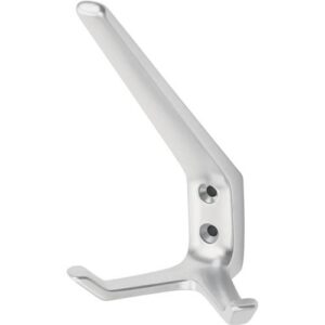 Huthaken - Huthaken 0032 zweifach A.89mm Alu.silberf.elox.H.127mm Hermeta – Bild 1