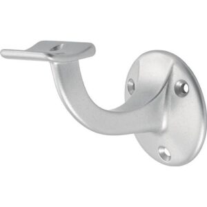 Handlaufträger - Handlaufträger 3500 Alu.silberf.elox.D.Wandplatte 56mm – Bild 1