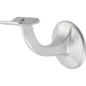 Handlaufträger - Handlaufträger 3501 Alu.silberf.elox.D.Wandplatte 56mm – Bild 1