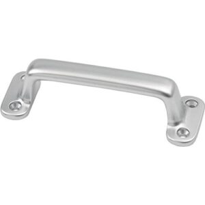 Handgriff - Handgriff A.22mm L.110mm B.36mm Alu-Guss silberf.elox.Löcher 4,D.3,7mm HERMETA – Bild 1
