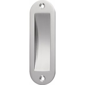 Schiebetürmuschel - Schiebetürmuschel Alu.silberf.elox.ov.2xD.5mm L.120mm B.40mm HERMETA – Bild 1