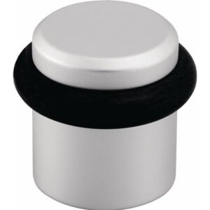 Bodentürpuffer - Bodentürpuffer 4735 D.39mm H.36mm Alu.silberf.ma elox.Dübelmontage HERMETA – Bild 1