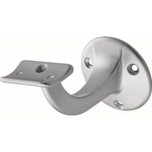 Handlaufträger - Handlaufträger 3505 Alu.silberf.elox.D.Wandplatte 56mm – Bild 1