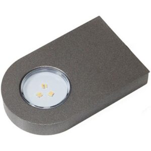 Anbauleuchte - Anbauleuchte Glaspoint Warmweiß od.Emotion 12 V 0,8 W Rahmen Edelstahlfarben L&S – Bild 1