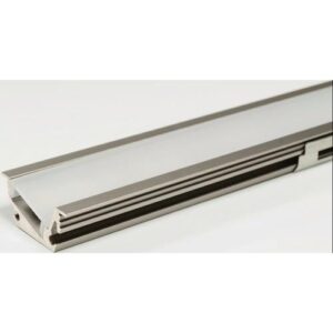 LED Leuchtenprofil - LED Leuchtenprofil Venice Mini Venice Mini Nutmaß 23x11mm Einbau Alu.VA L&S – Bild 1