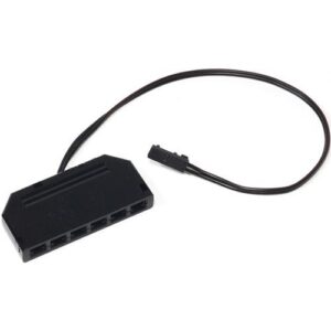 LED 6-fach Verteiler - LED 6-fach Verteiler f.12 V schwarz 6-fach Verteiler L&S – Bild 1